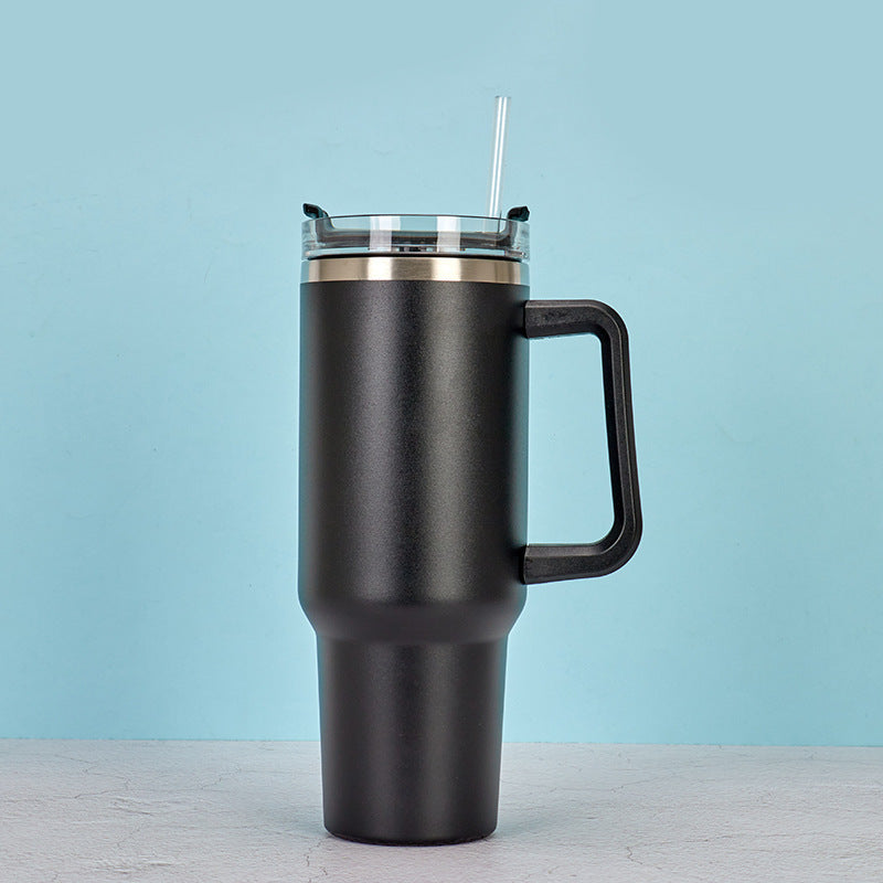 Wholesale 304 stainless steel 40oz ice cup double layer vacuum spray car cup creative outdoor handle cup